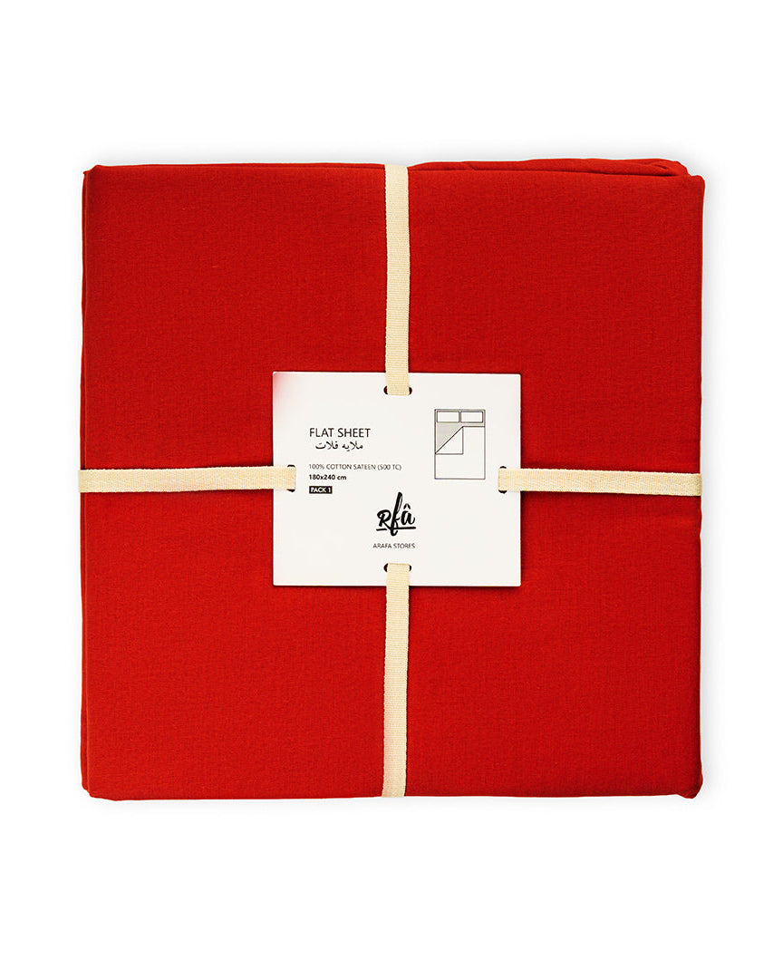 ملاءة قطن مسطحة