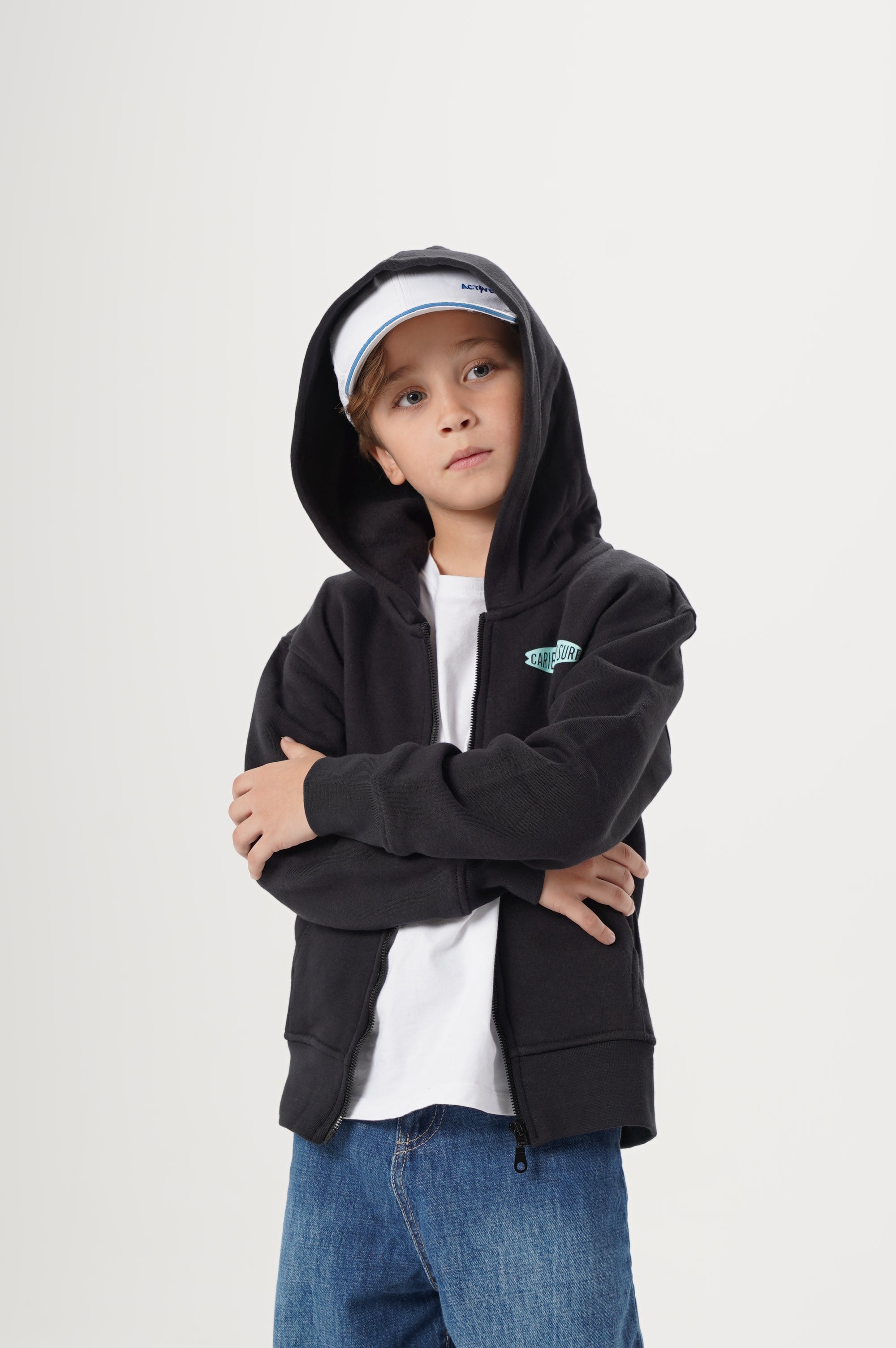 Boys Zippered Sweatshirt