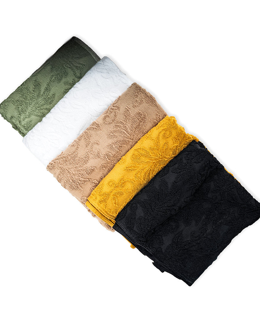 Jaqured Face Towel Size 50*100Cm