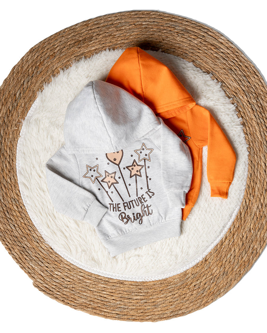 Baby Girl Printed The Future Is Bright Sweatshirt