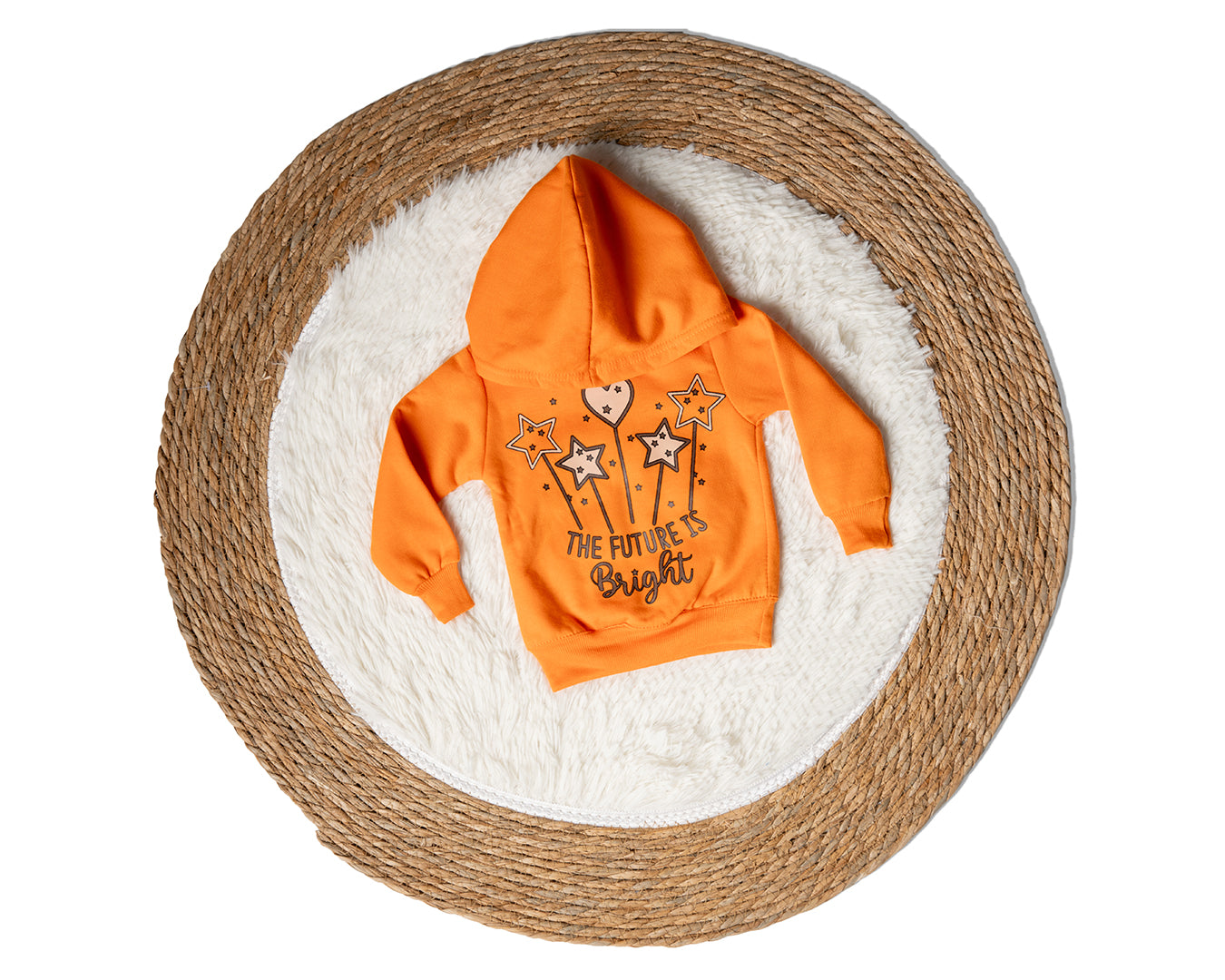 Baby Girl Printed The Future Is Bright Sweatshirt