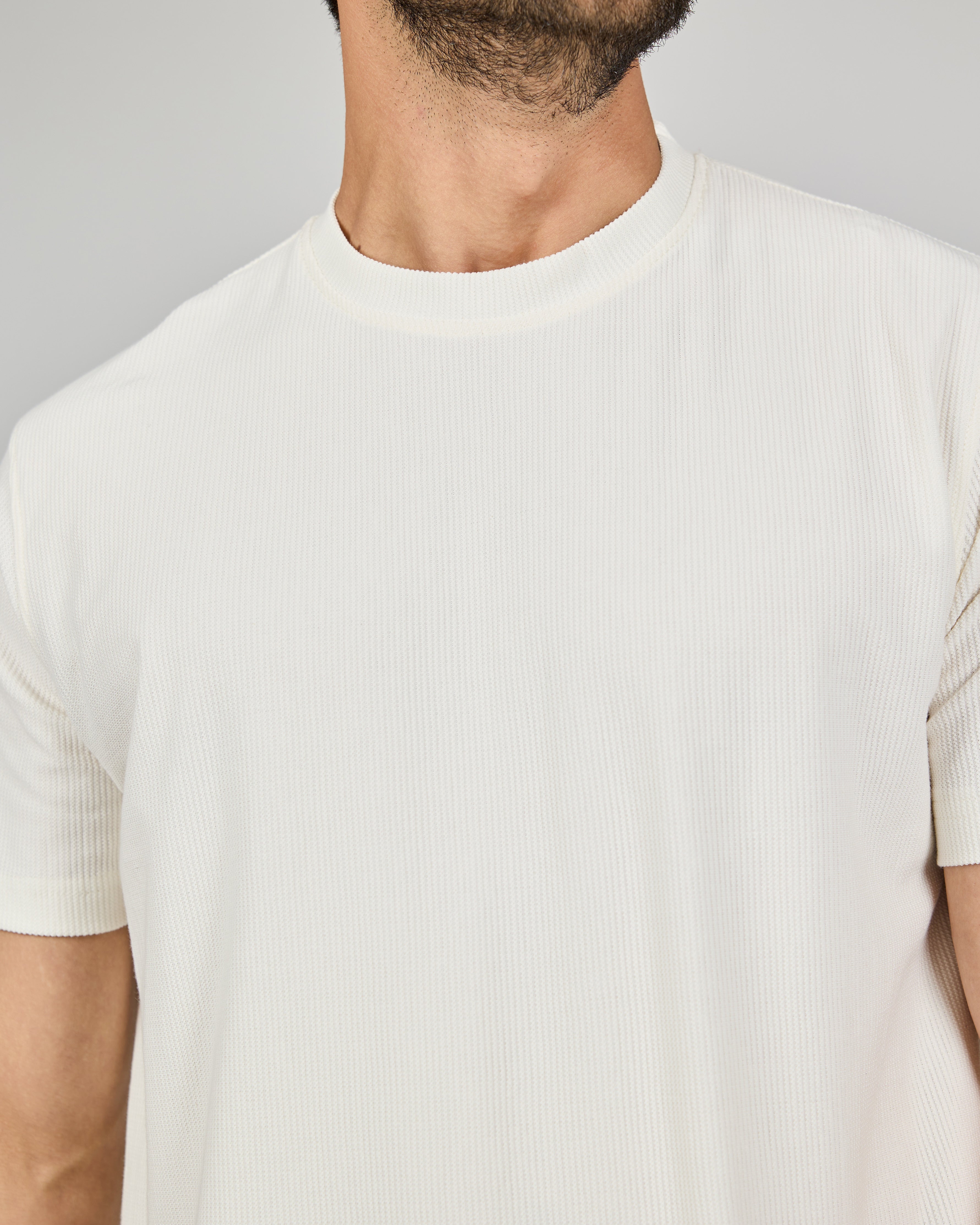 Men Plain Cotton Half Sleeves T-Shirt