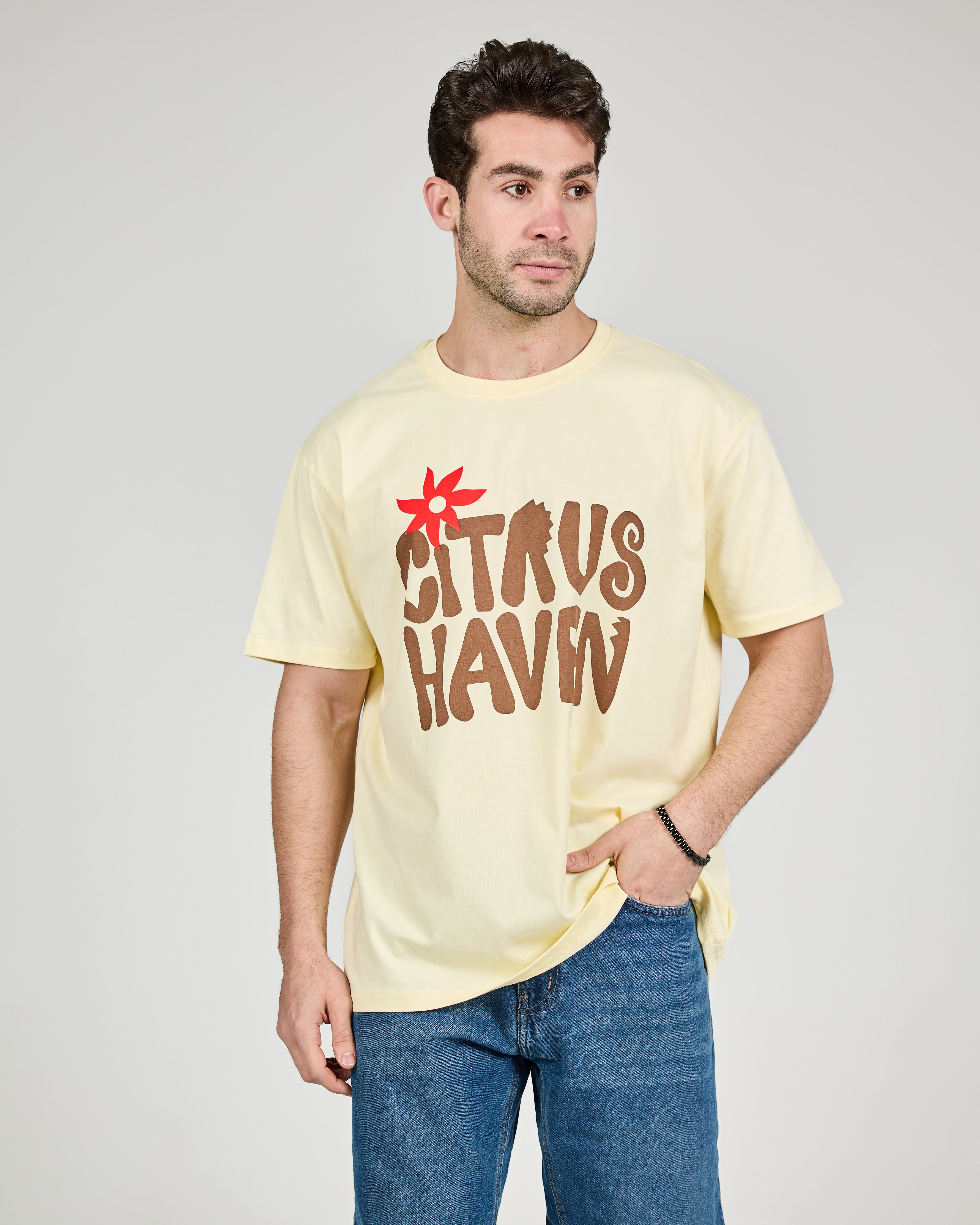 Men Printed Half Sleeves T-Shirt