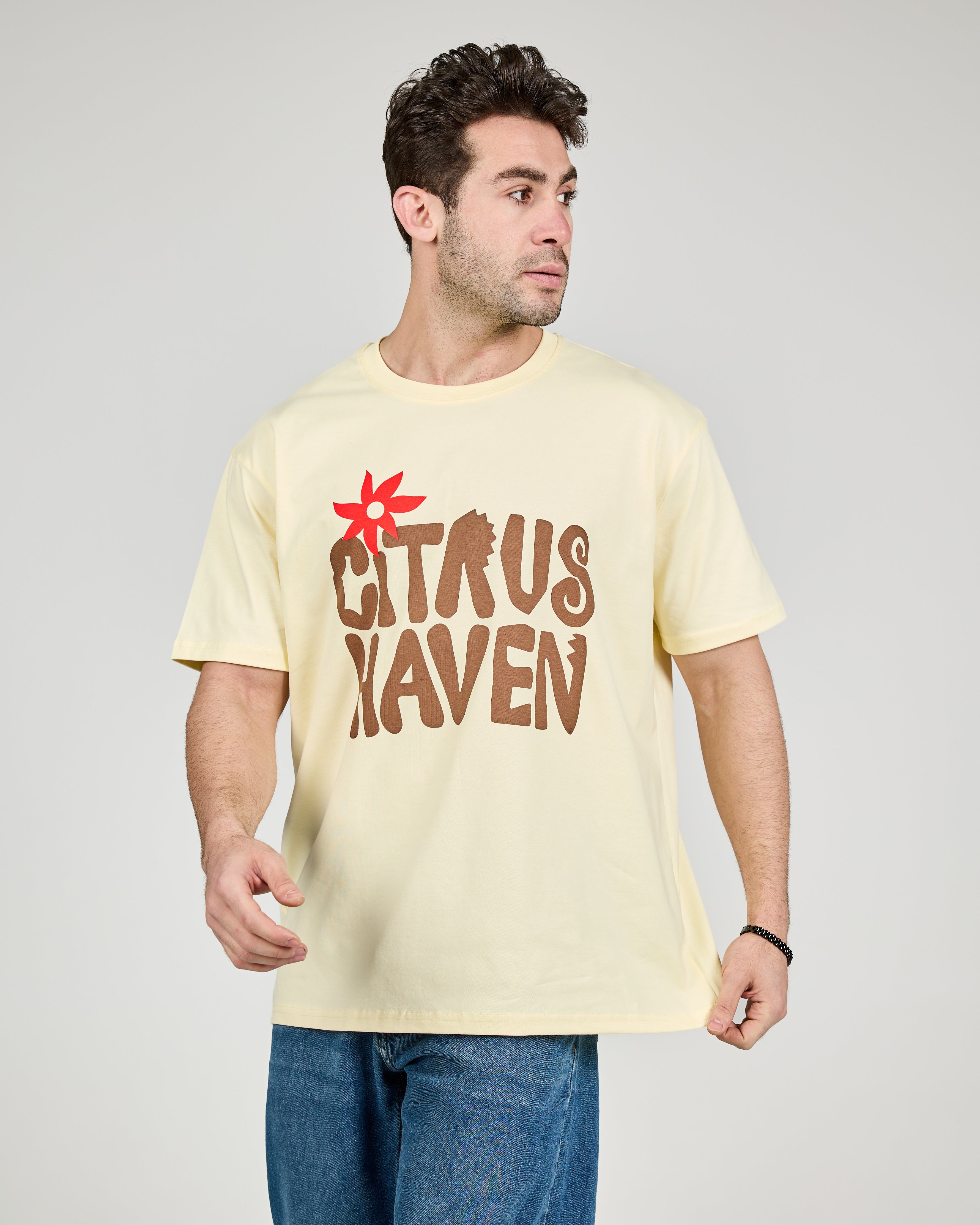 Men Printed Half Sleeves T-Shirt