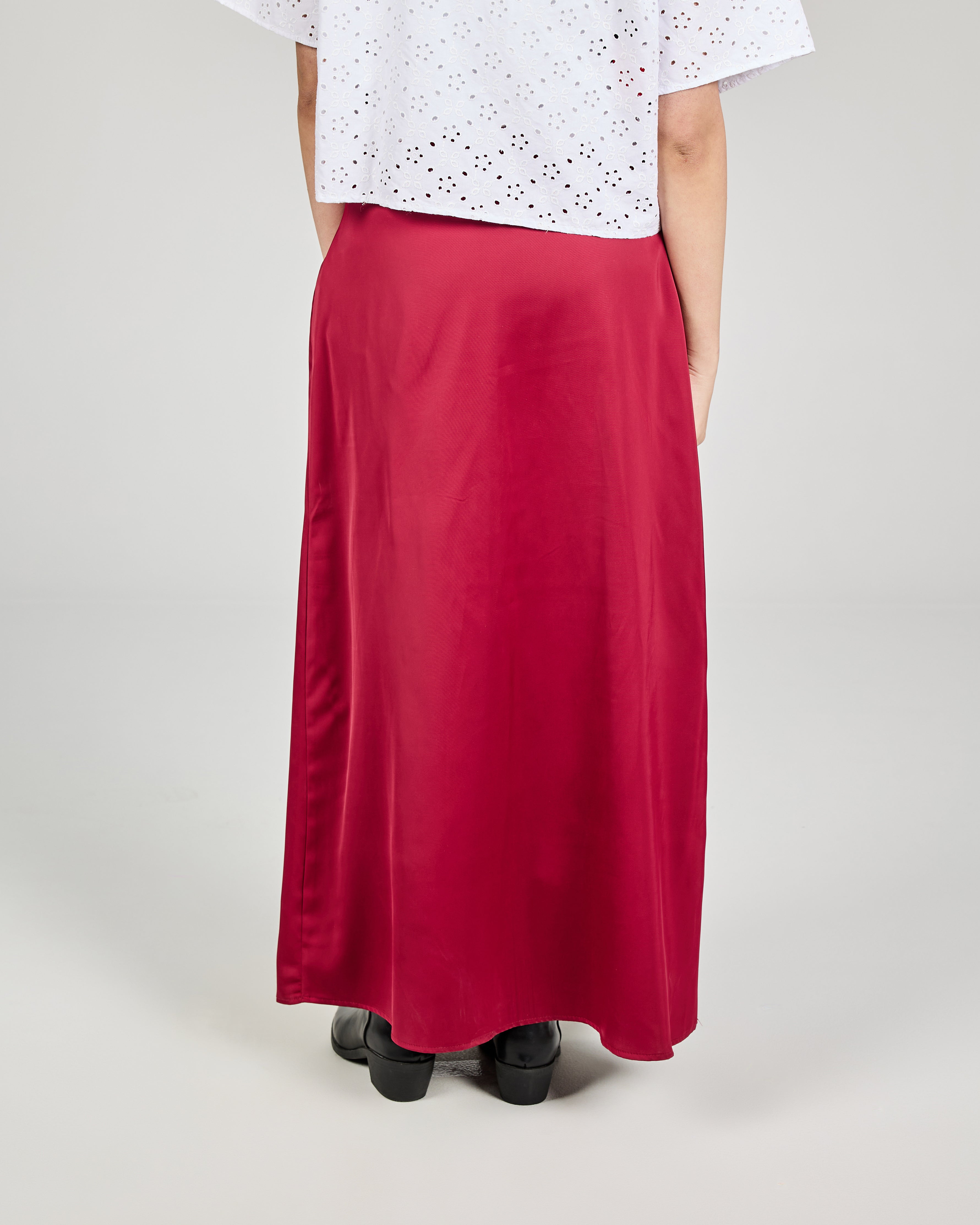 Women Satin Skirt