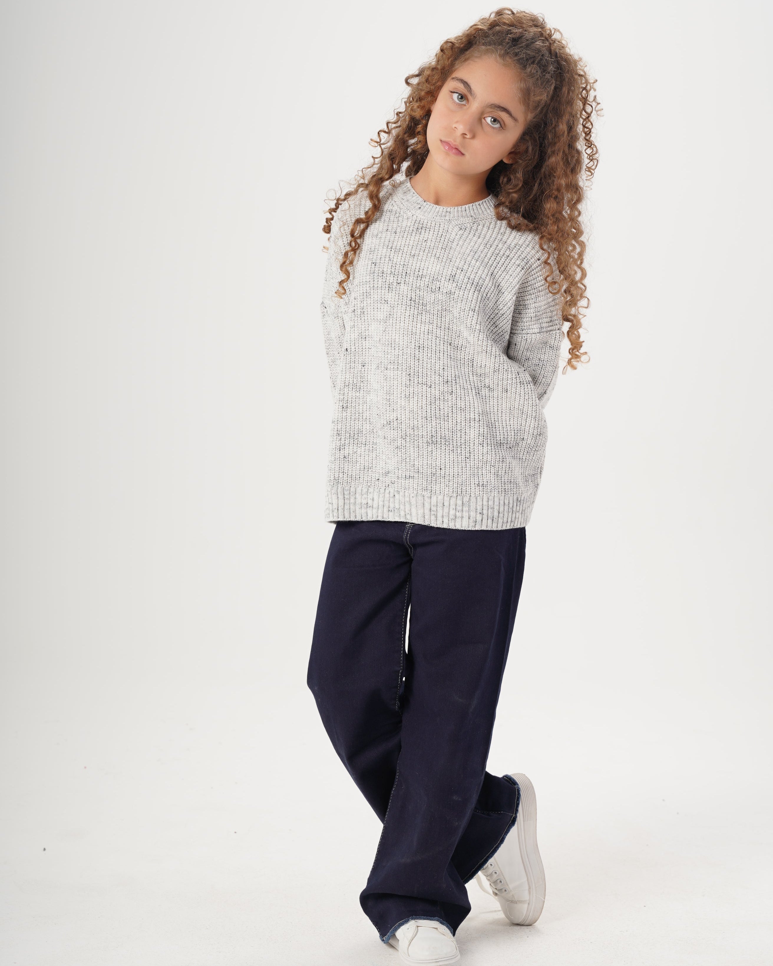 Girls Basic Pullover