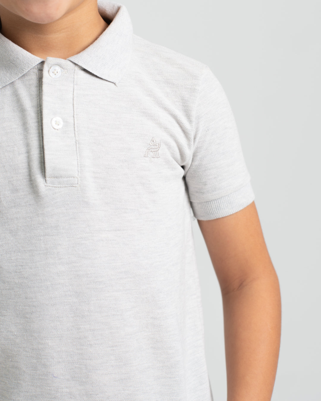 Embroidered Boys Short Sleeve Polo T-shirt