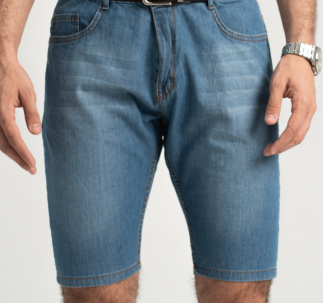 Mens Jeans Shorts 5 Pockets