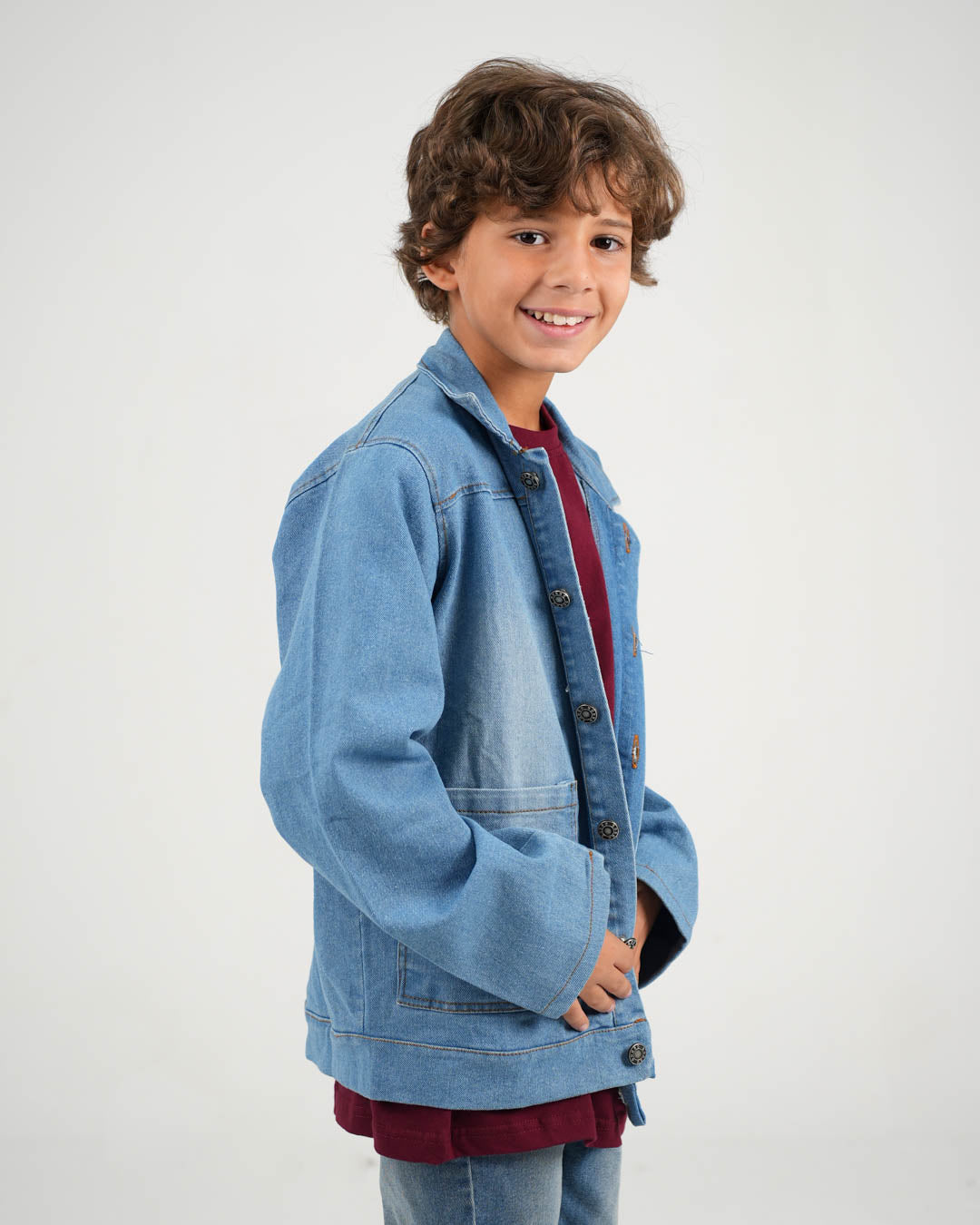 جاكيت جينز للأولاد