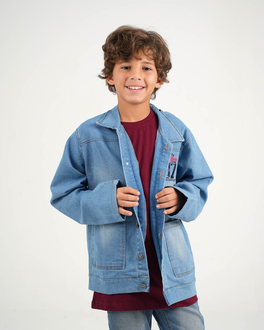 جاكيت جينز للأولاد