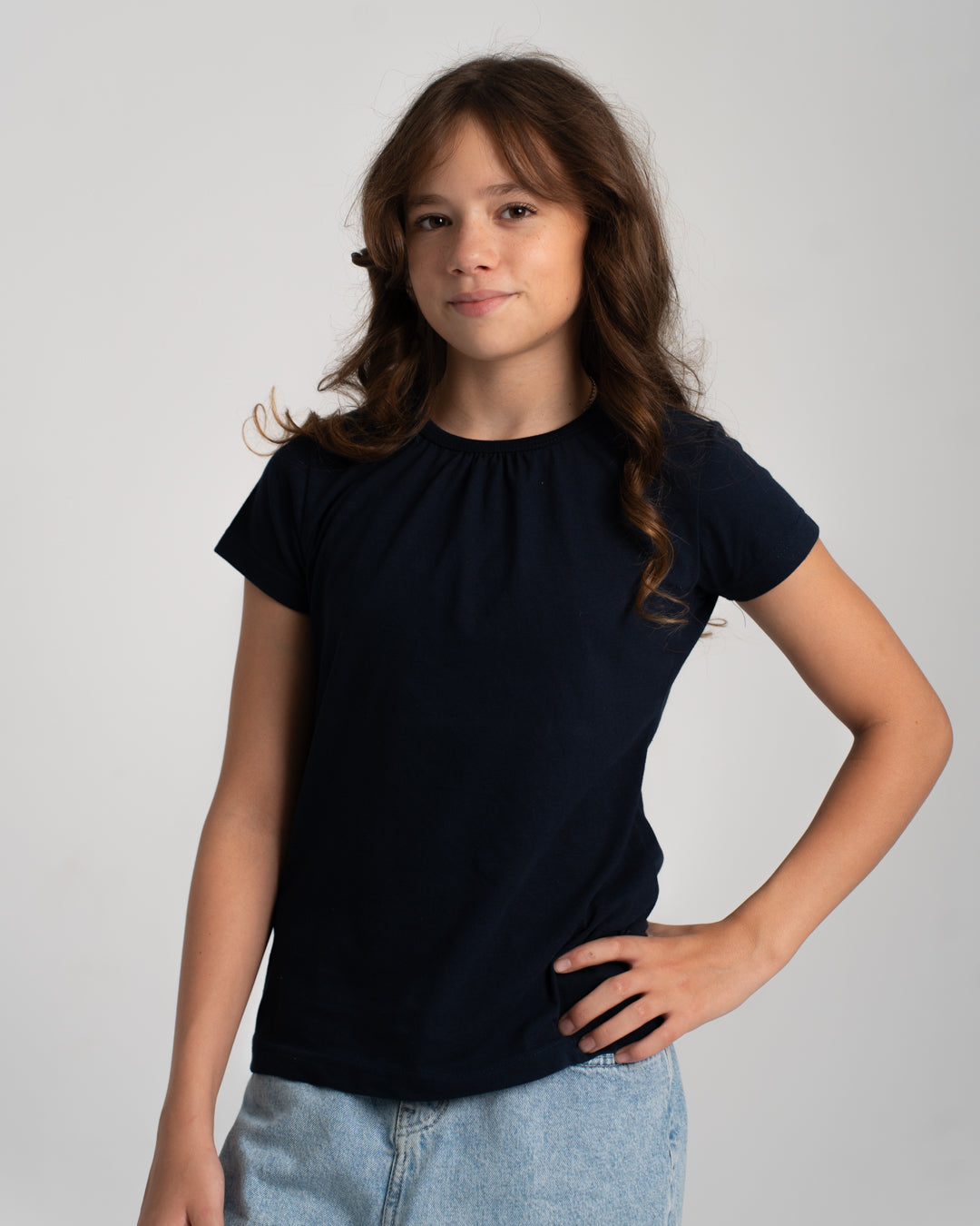 تي شيرت أساسي للبنات