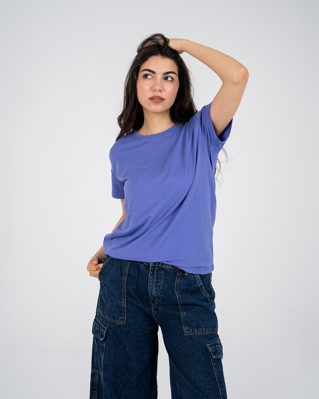 Short Sleeve Womens Plain T-shirt