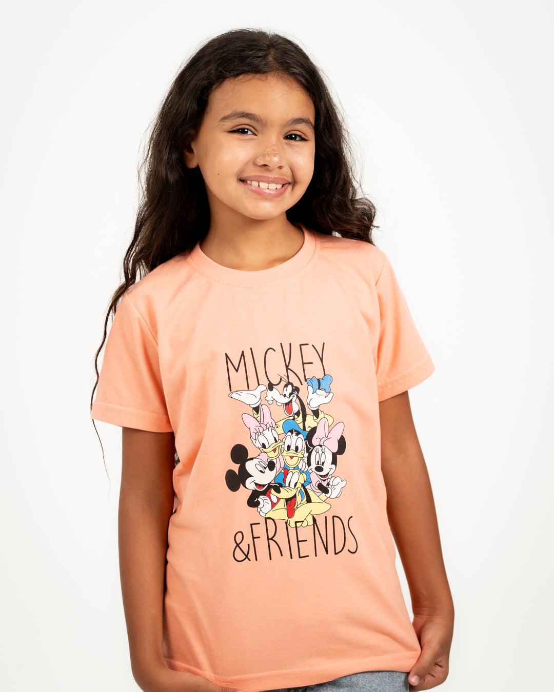 Mickey Printed Girls T-shirt Short Sleeve
