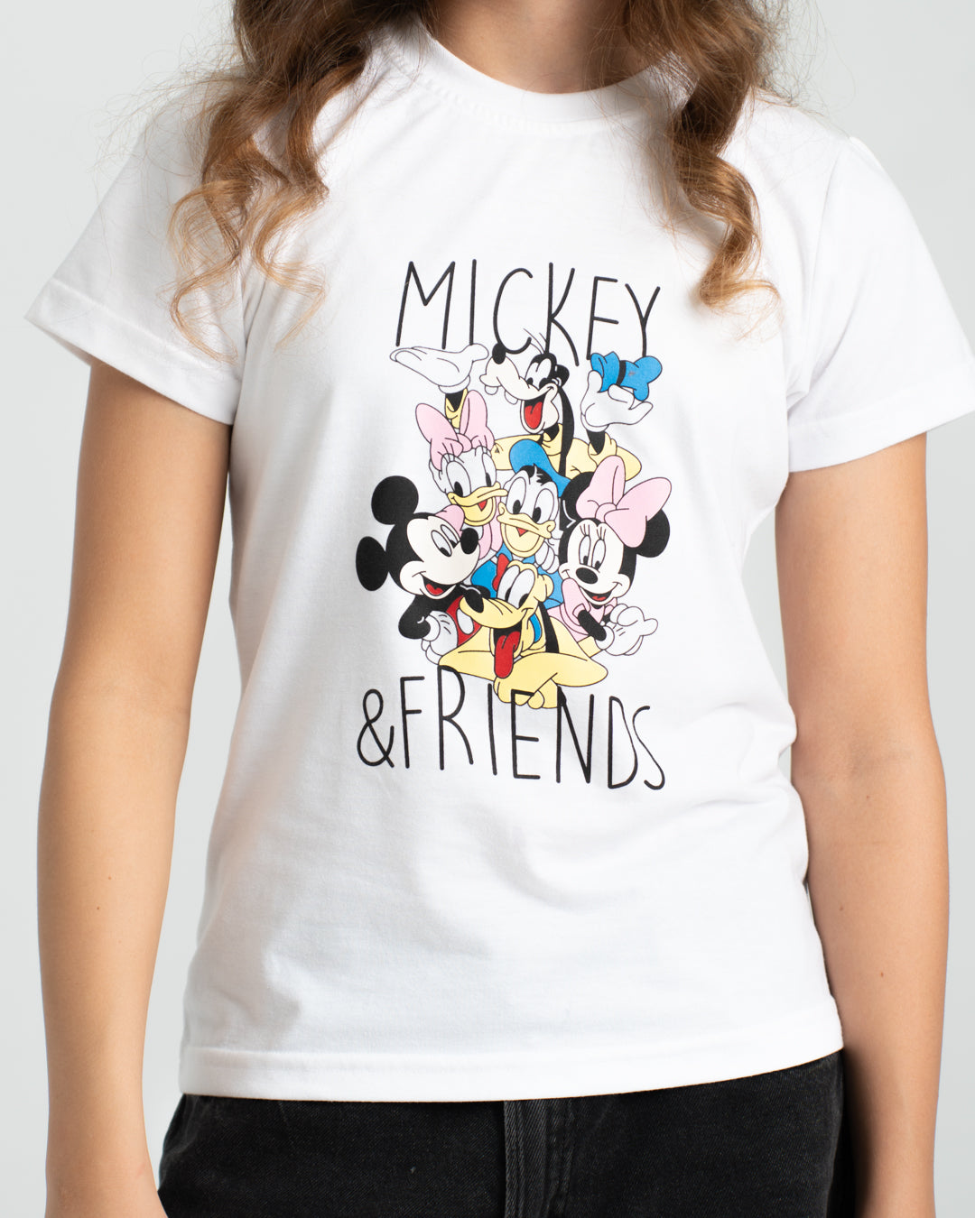 Mickey Printed Girls T-shirt Short Sleeve