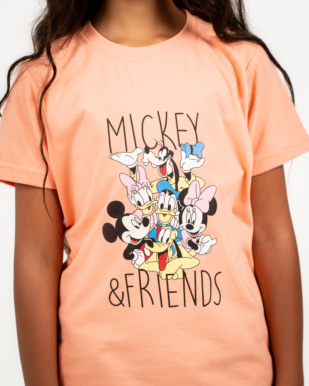 Mickey Printed Girls T-shirt Short Sleeve