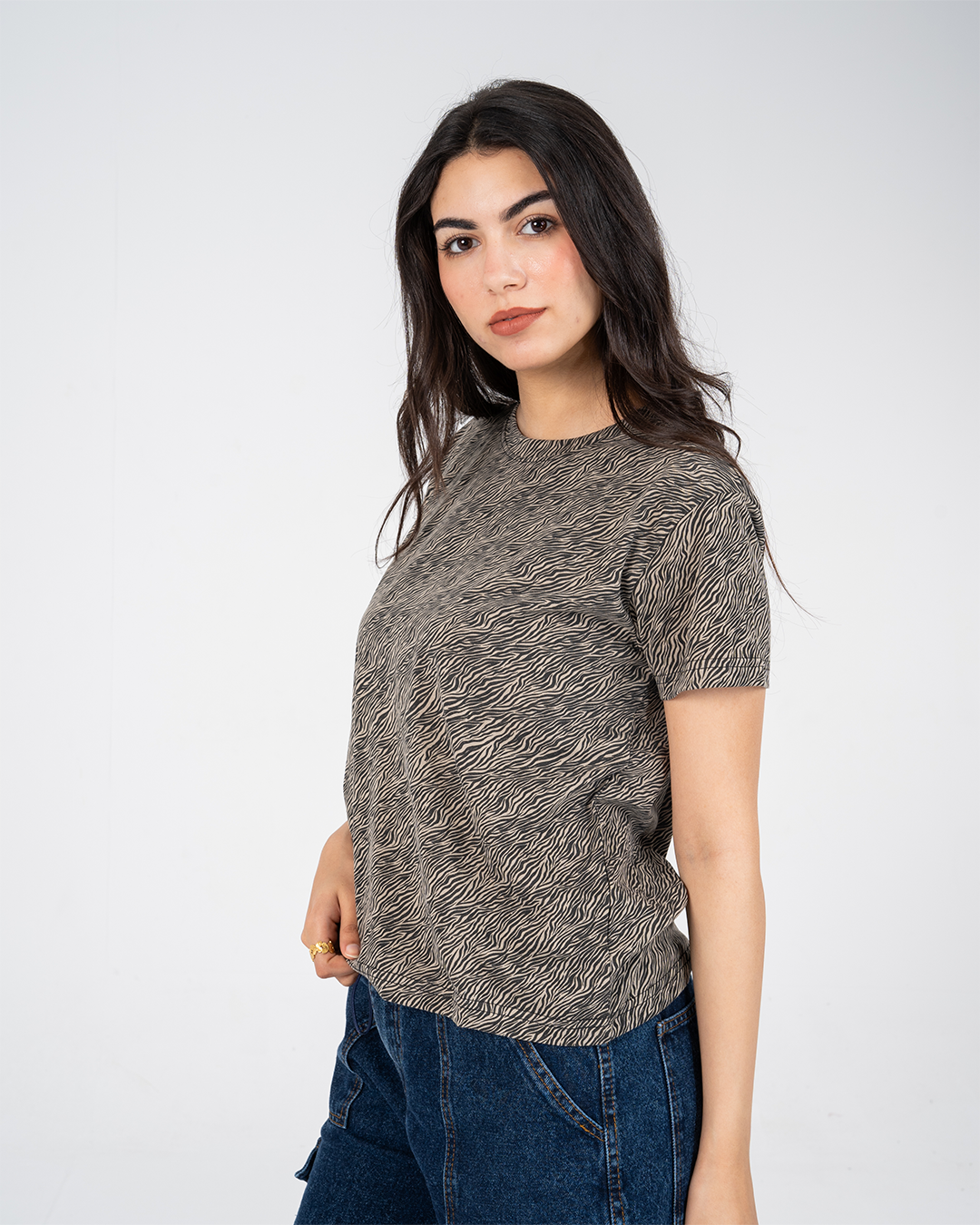Womens Printed T-shirt Short Sleeve