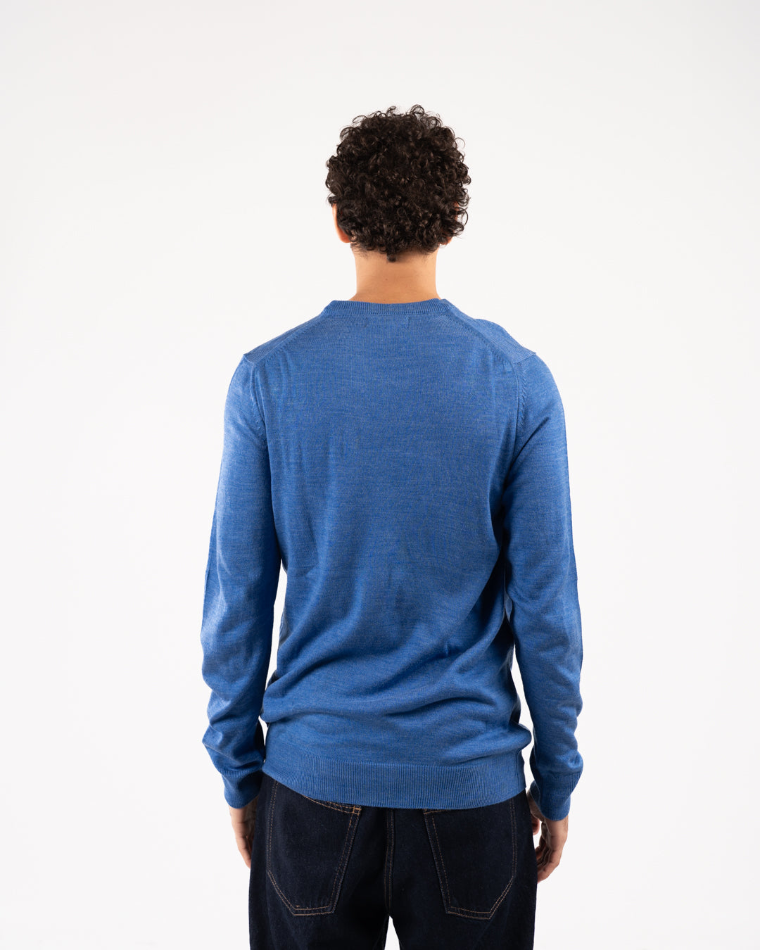 Men Plain Sweater V Neck