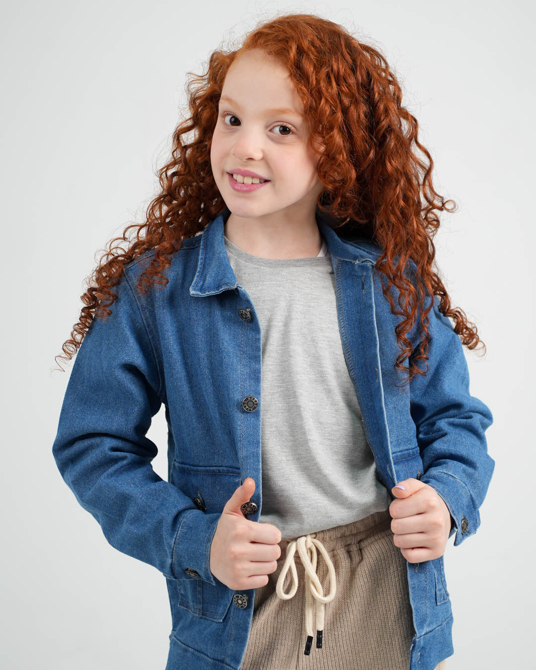 Girls long-sleeve roundneck t-shirt