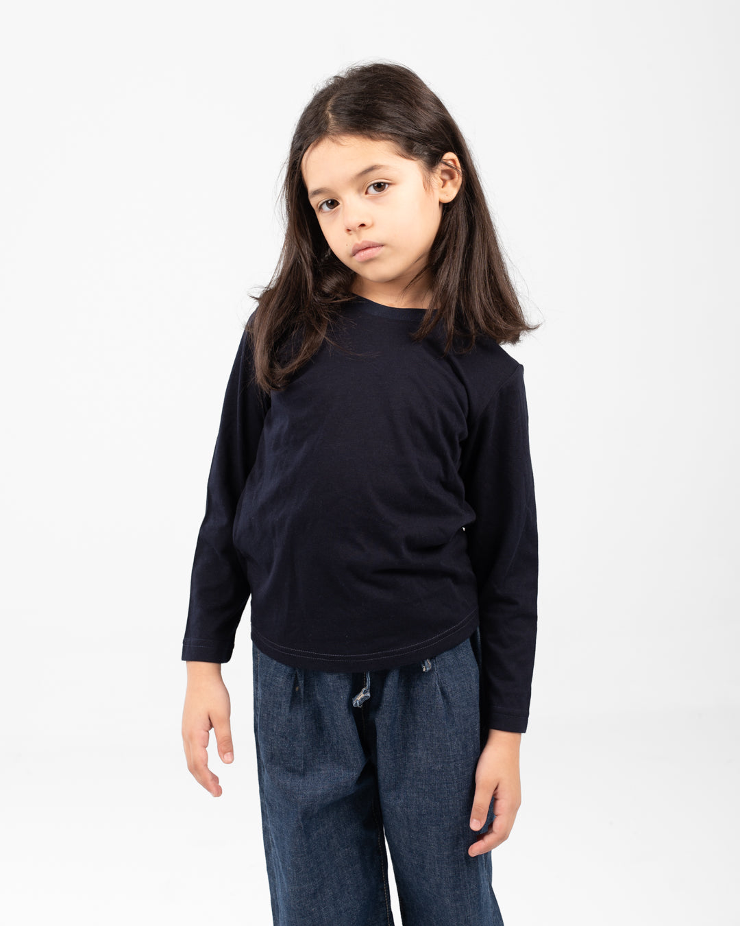 Girls long-sleeve roundneck t-shirt