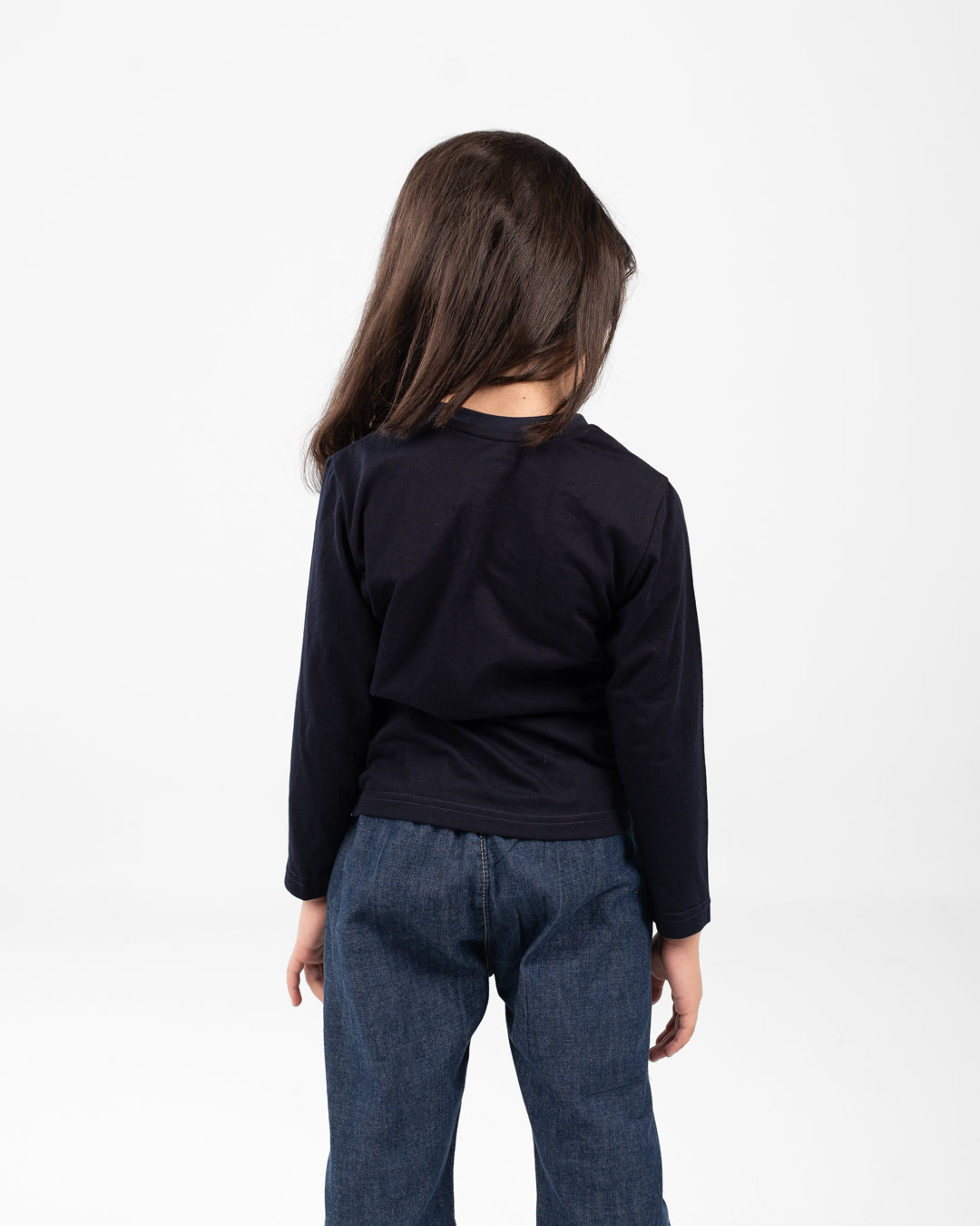 Girls long-sleeve roundneck t-shirt