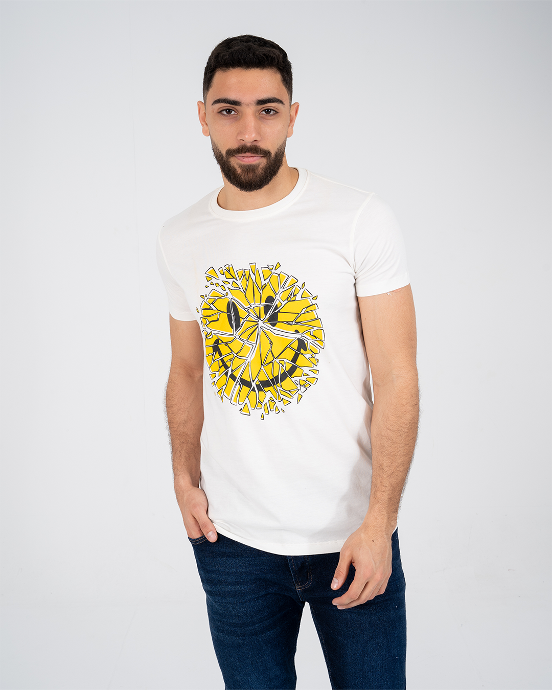 Short Sleeve Mens Printed T-shirt