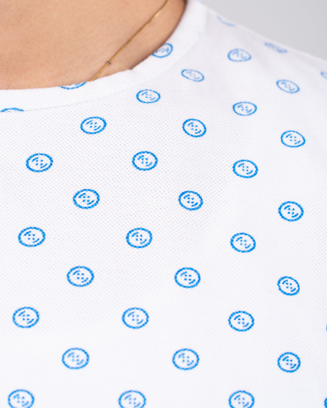Men Half-Sleeves Polo T-shirt Printed