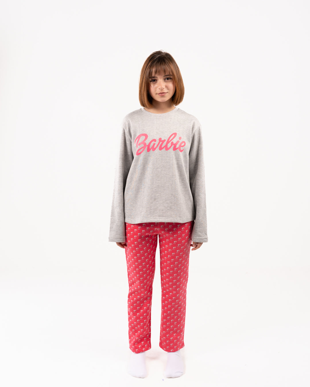 Barbie Print Girl Pajama Set