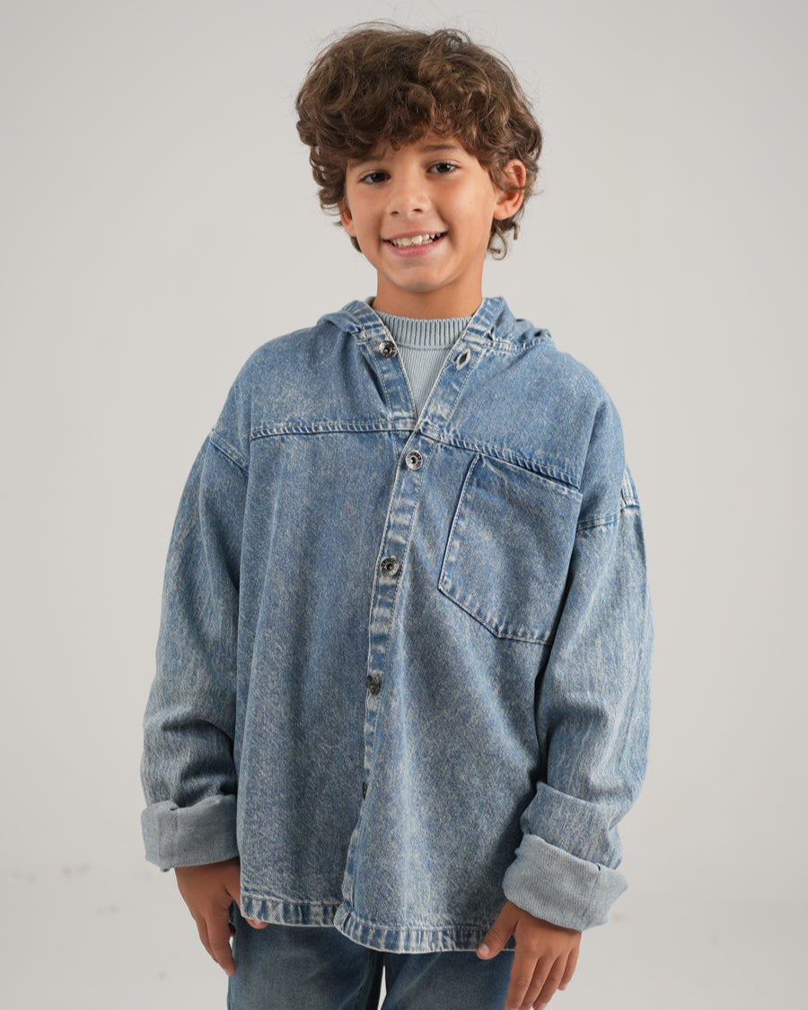 قميص جينز للأولاد