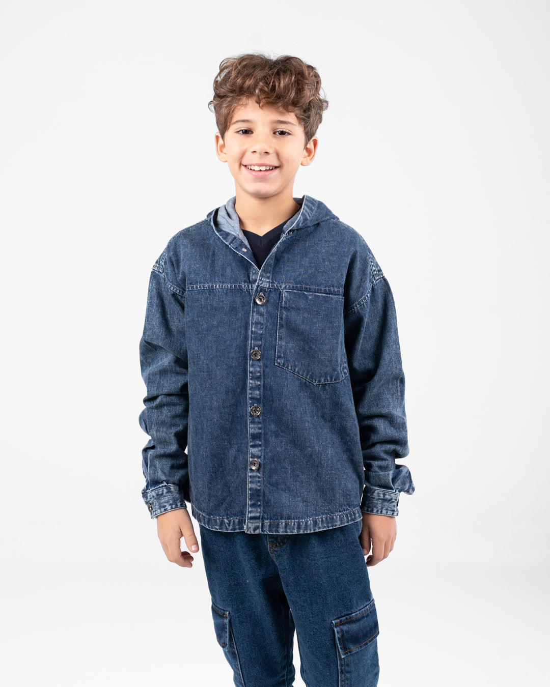 قميص جينز للأولاد