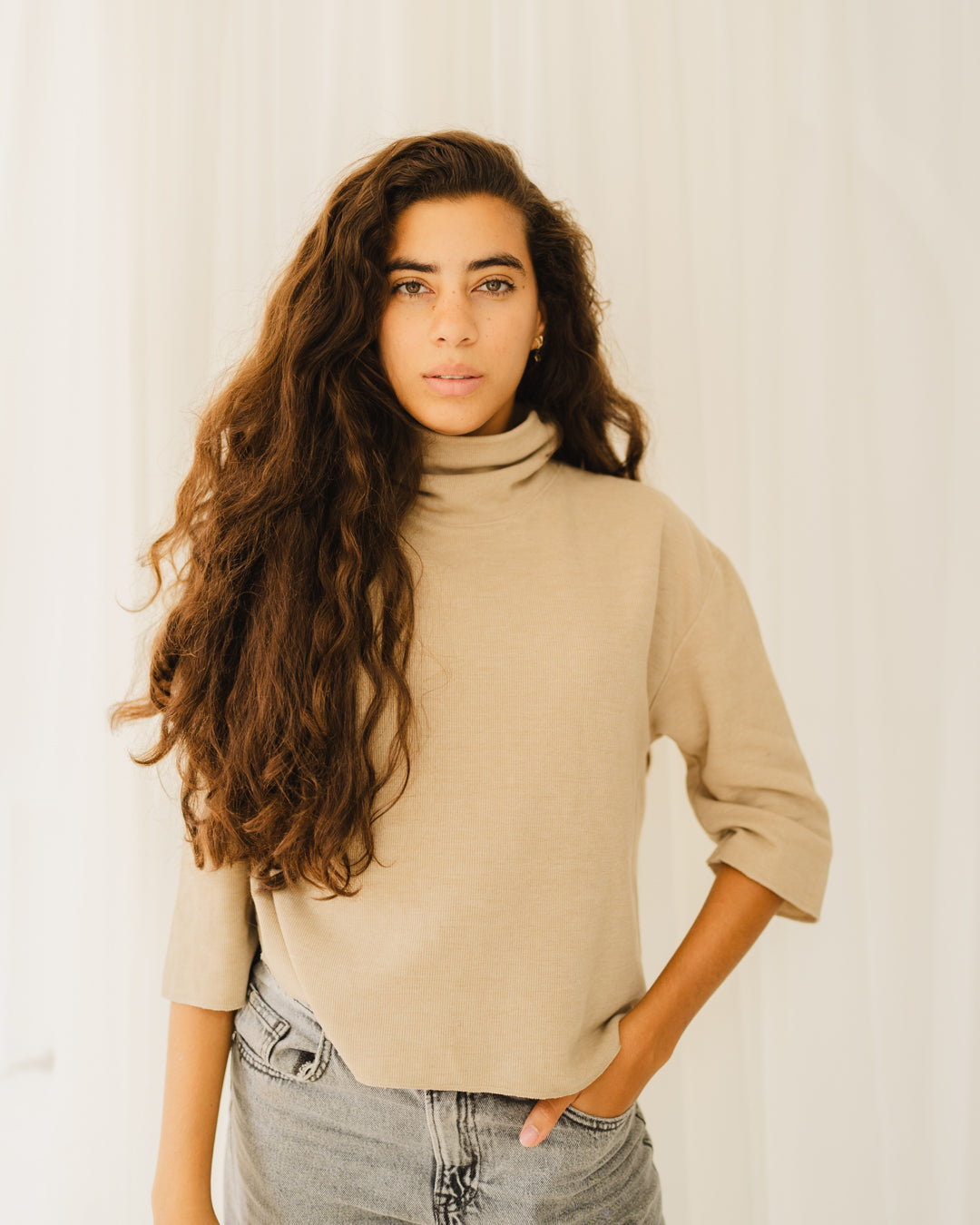 Women Knitted Sweat Shirt