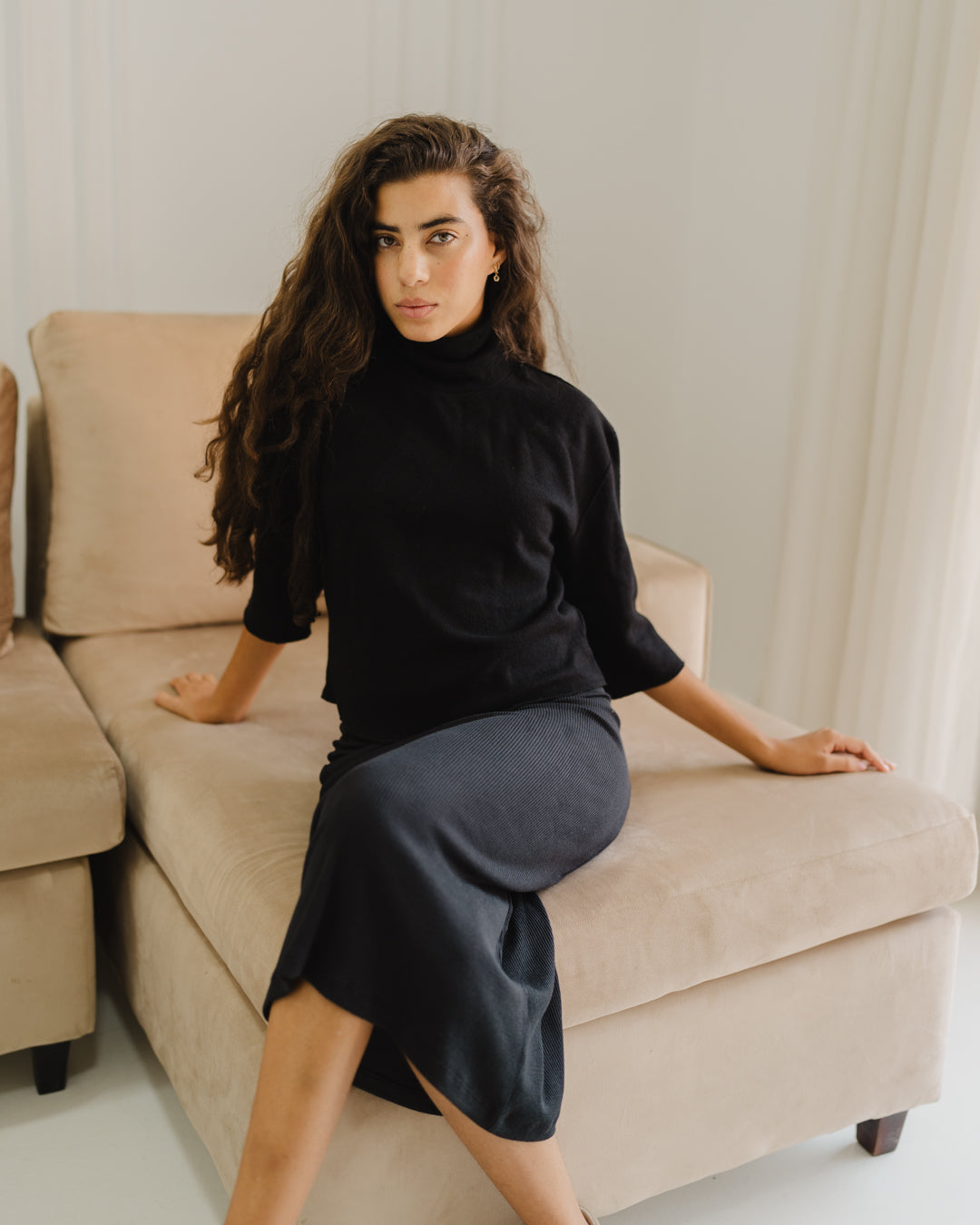 Women Knitted Sweat Shirt