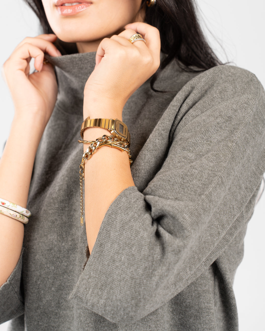 Women Knitted Sweat Shirt