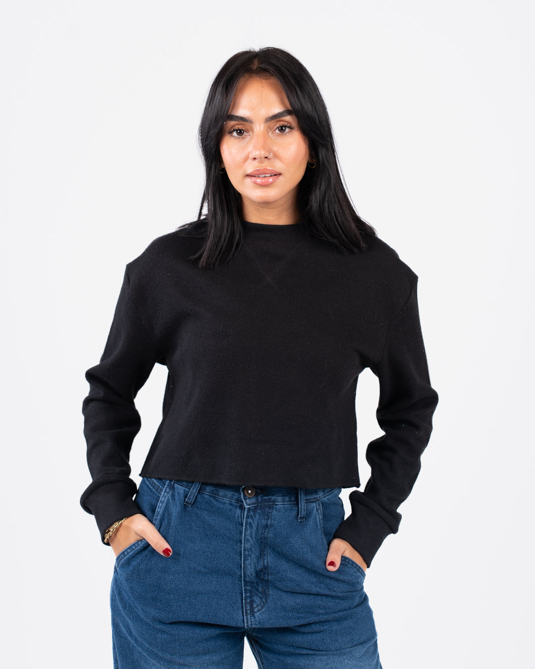 سويت شيرت نسائي كبير الحجم