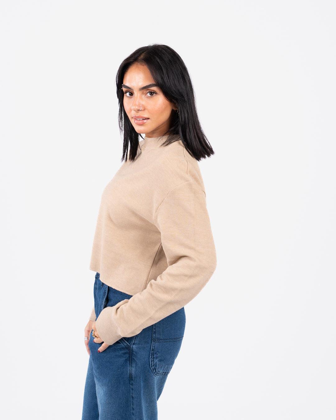 سويت شيرت نسائي كبير الحجم