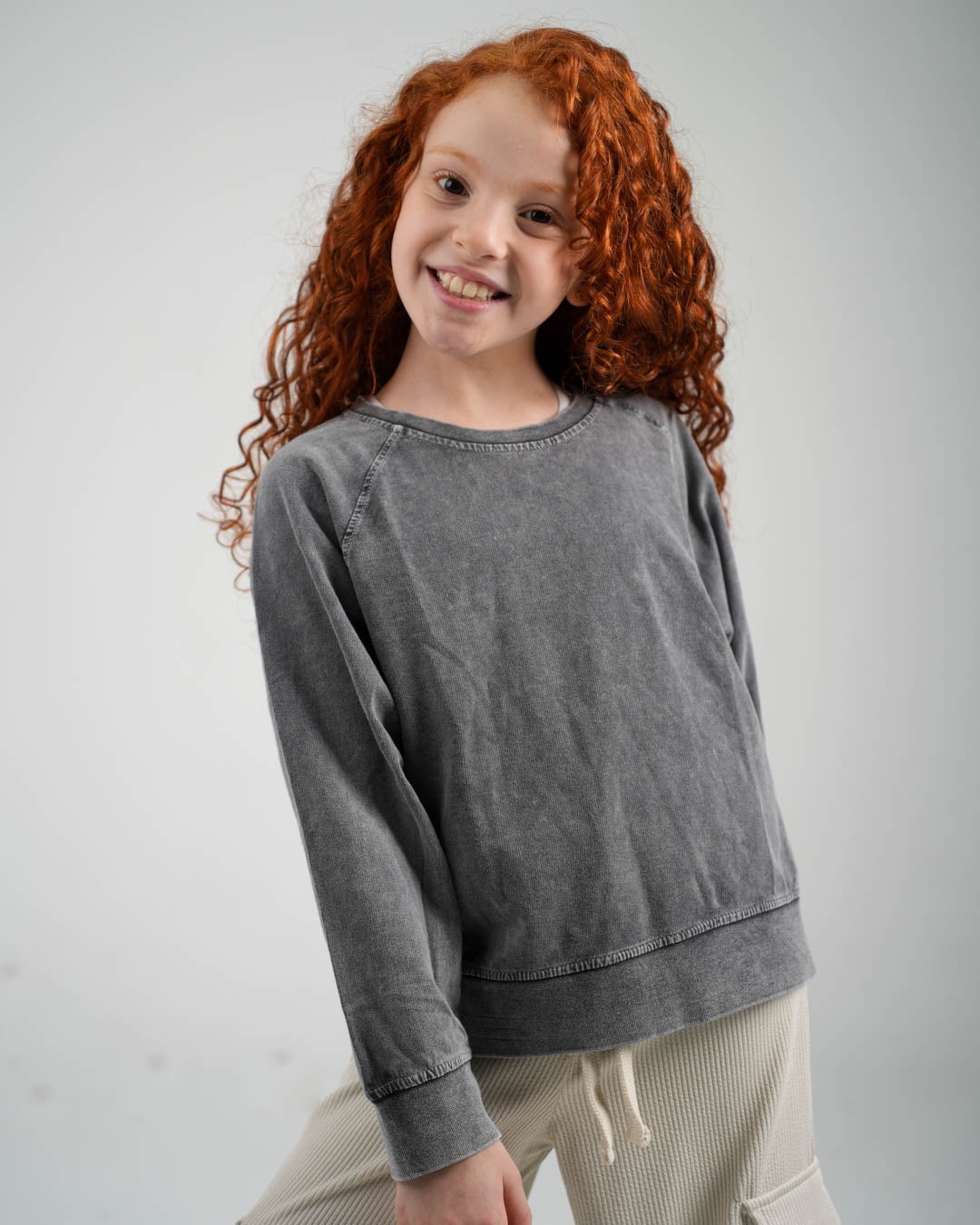 Girls Plain SweatShirt