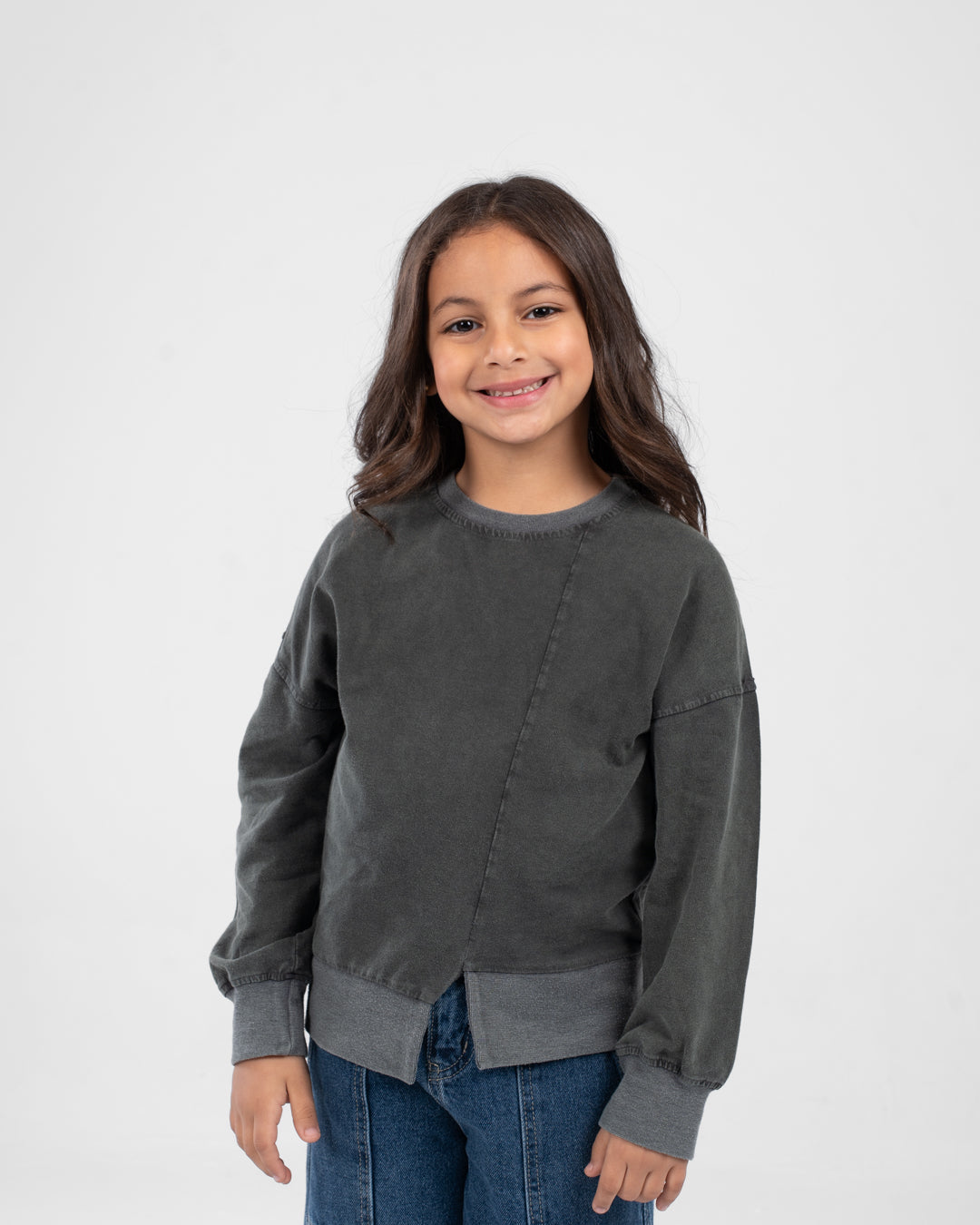Girl Plain SweatShirt