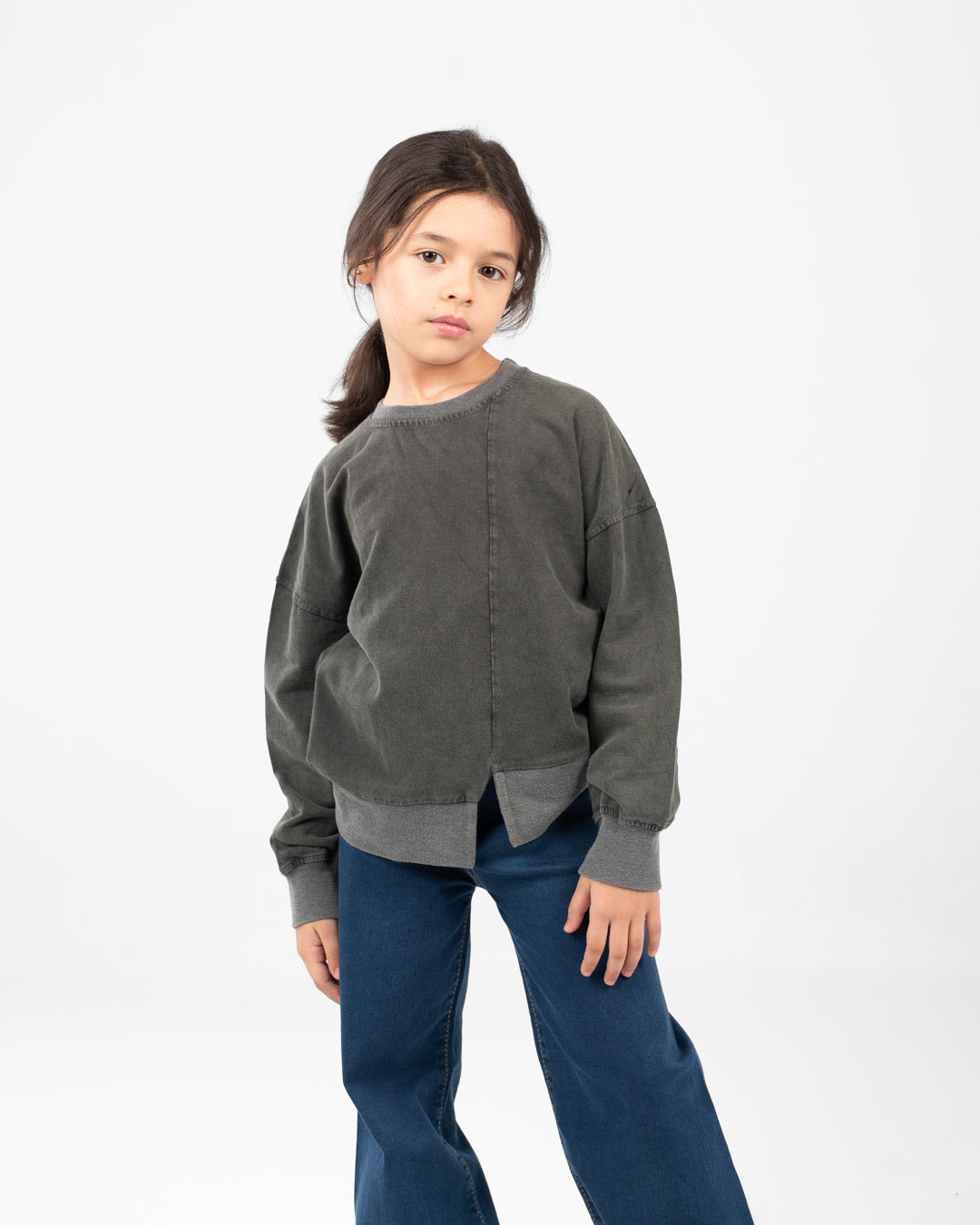 Girl Plain SweatShirt