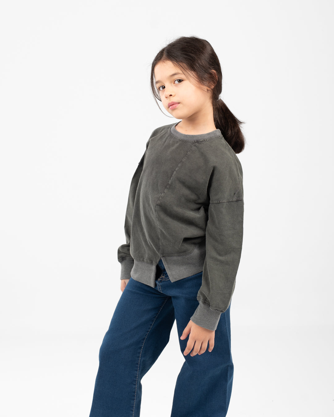 Girl Plain SweatShirt