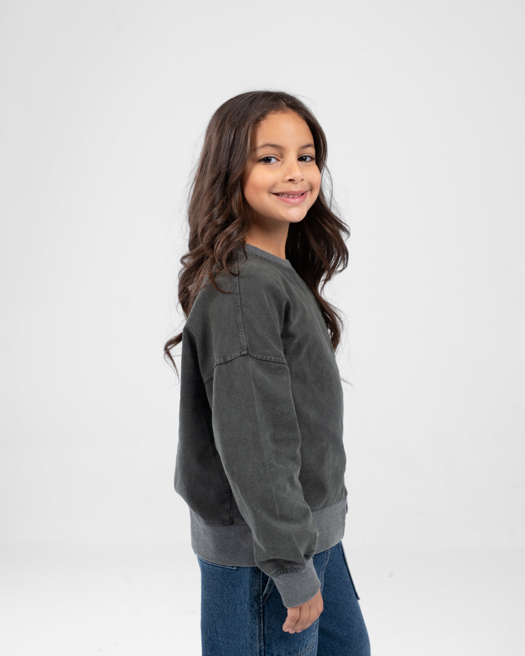 Girl Plain SweatShirt