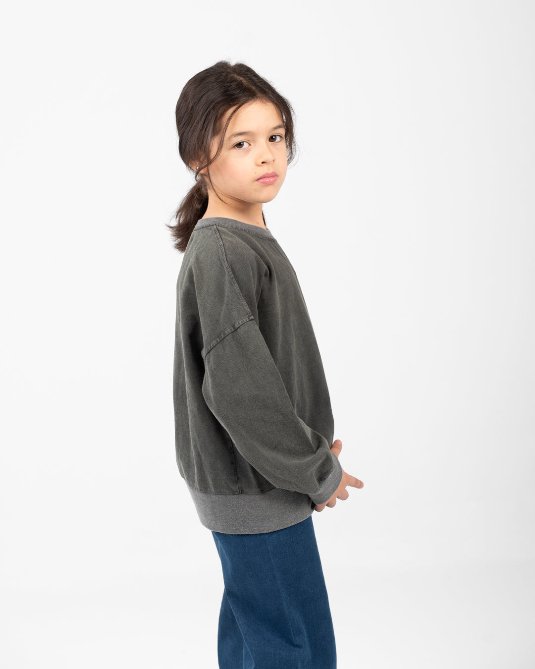 Girl Plain SweatShirt