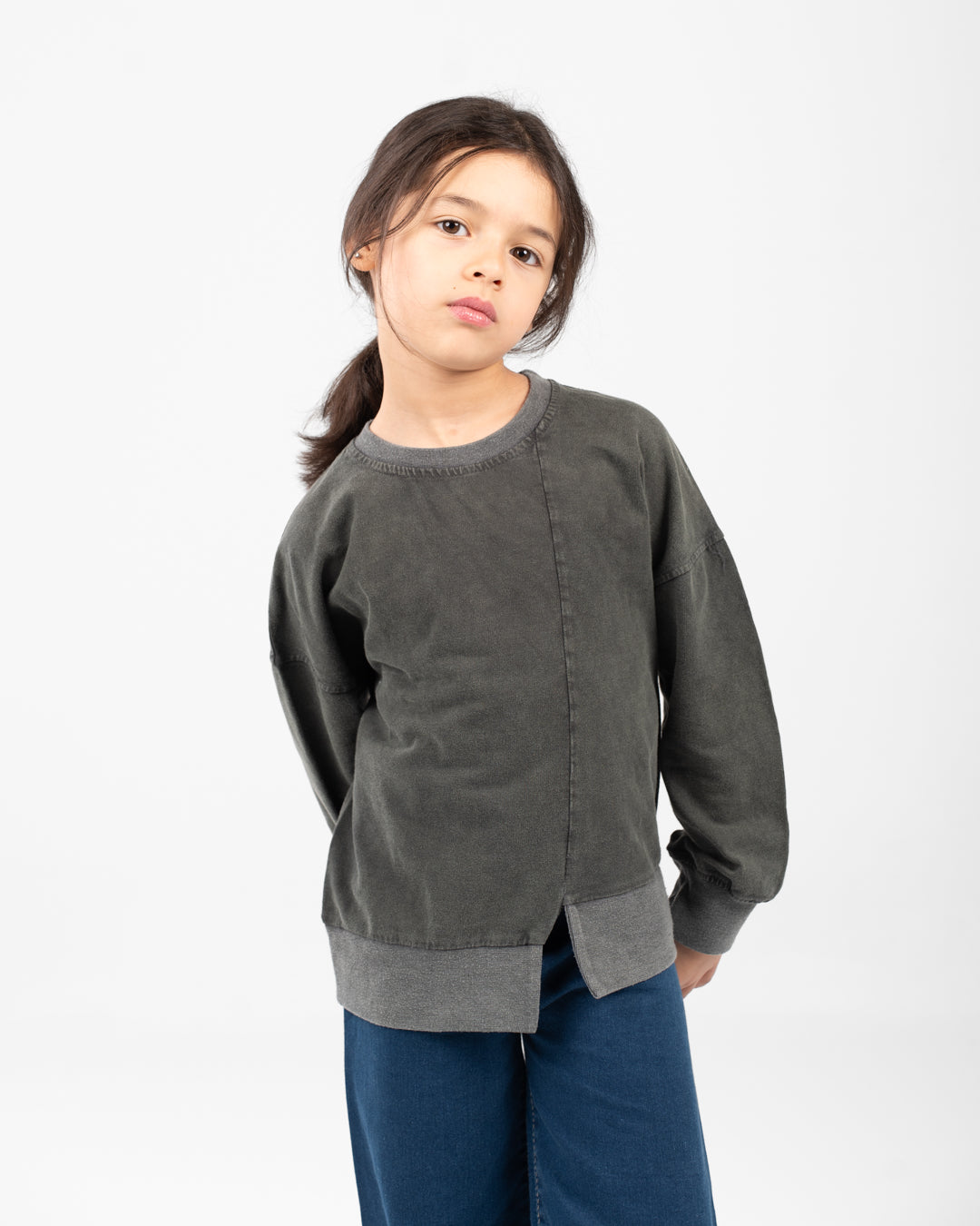 Girl Plain SweatShirt