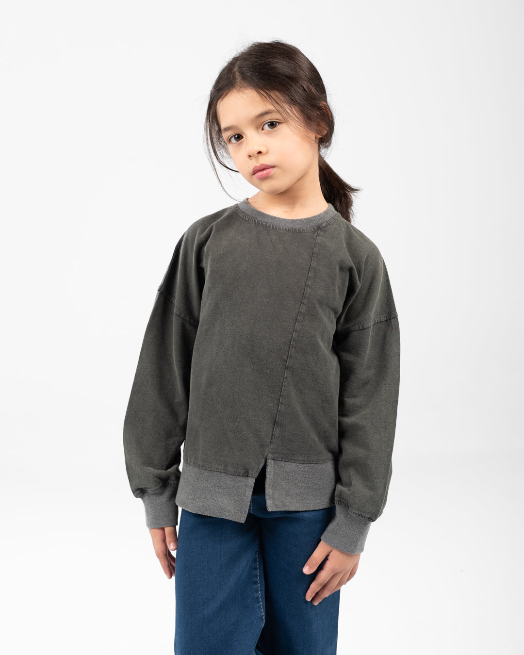 Girl Plain SweatShirt