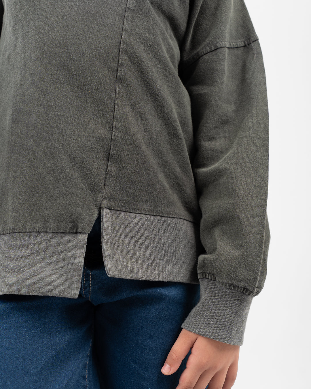 Girl Plain SweatShirt