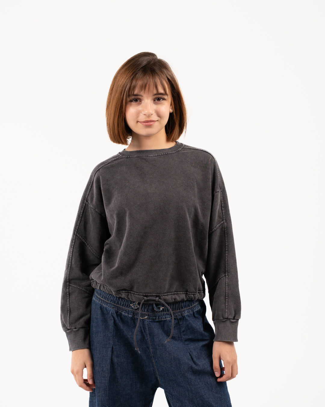 Girls Plain SweatShirt