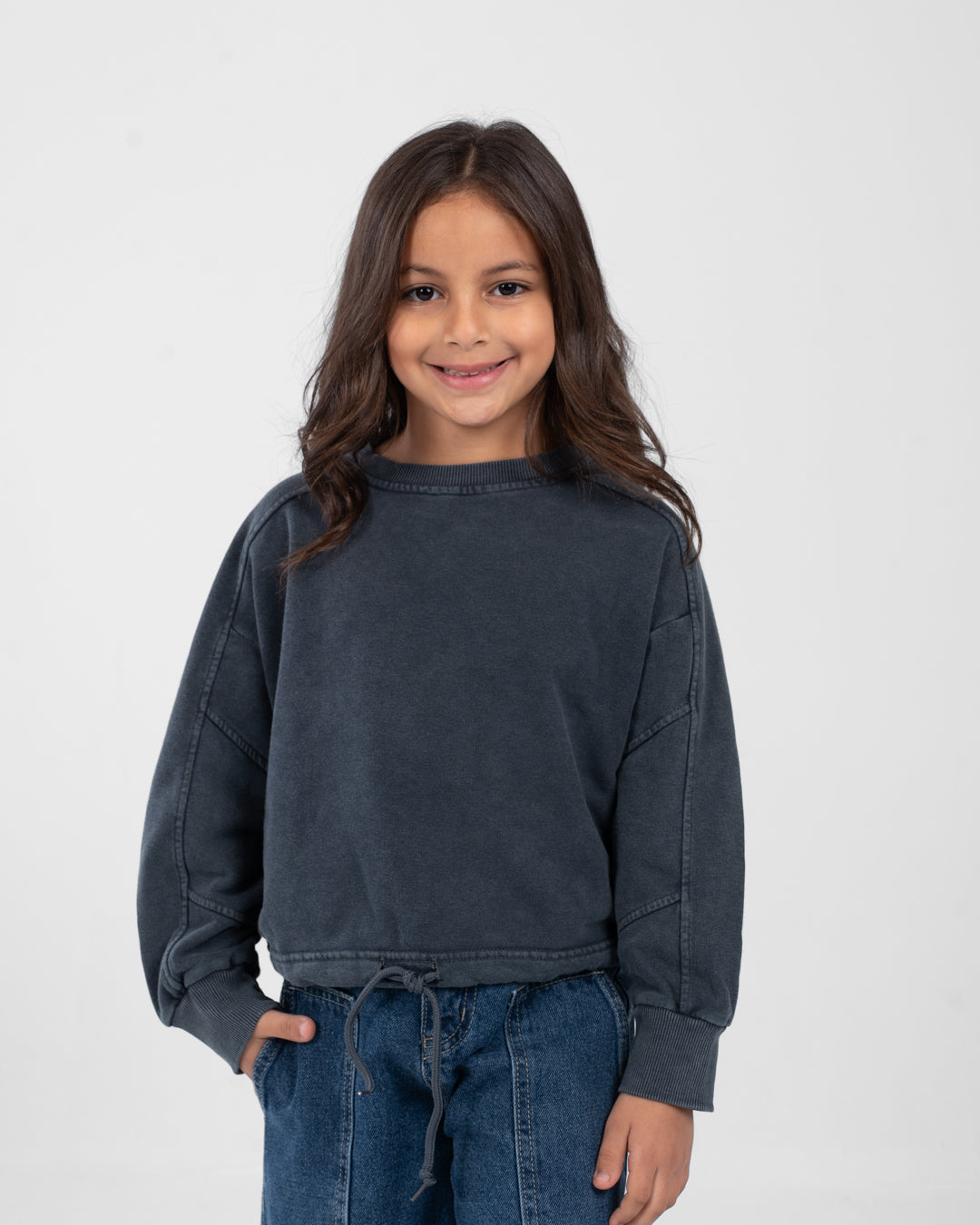 Girl Plain SweatShirt