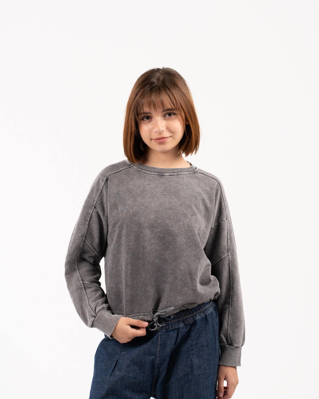 Girls Plain SweatShirt