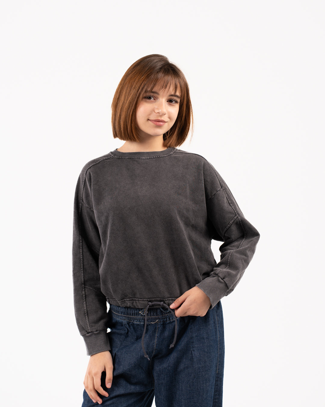 Girls Plain SweatShirt