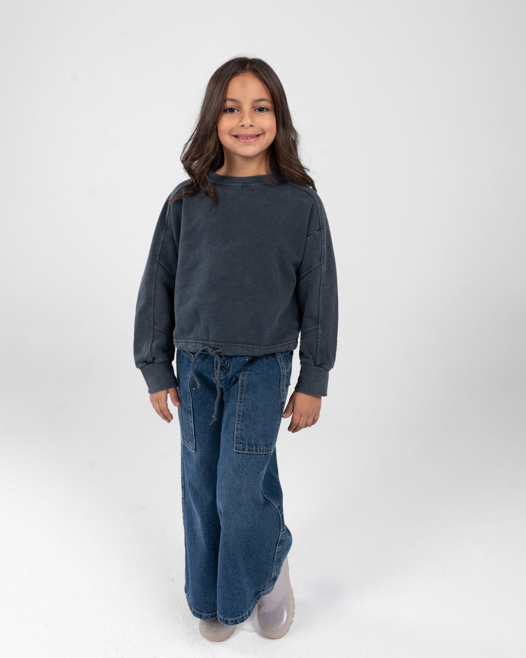 Girl Plain SweatShirt
