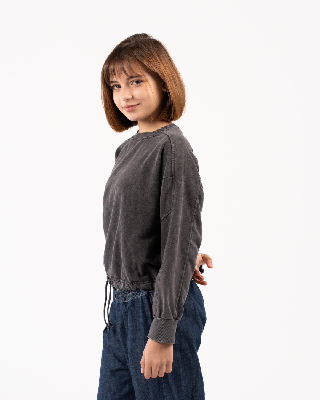 Girls Plain SweatShirt