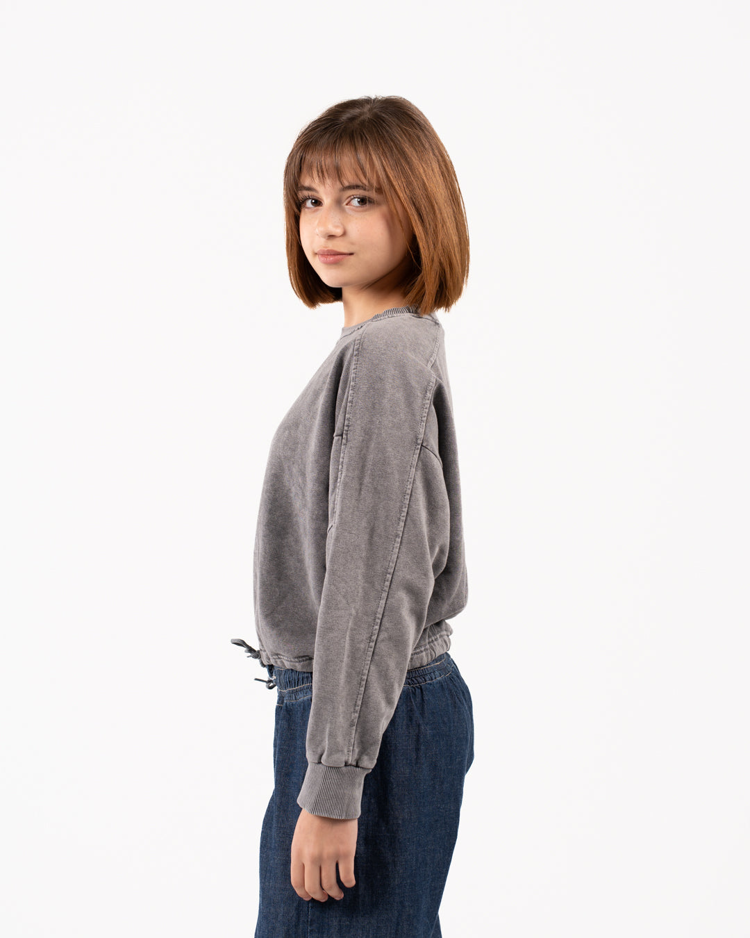 Girls Plain SweatShirt